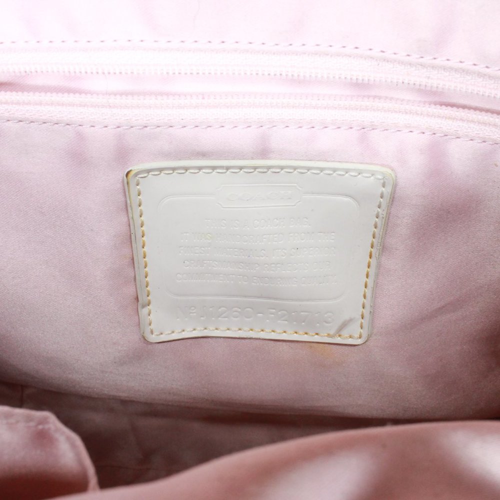 COACH Daisy Signature Foldover Shoulder Bag - Picture 10 of 12